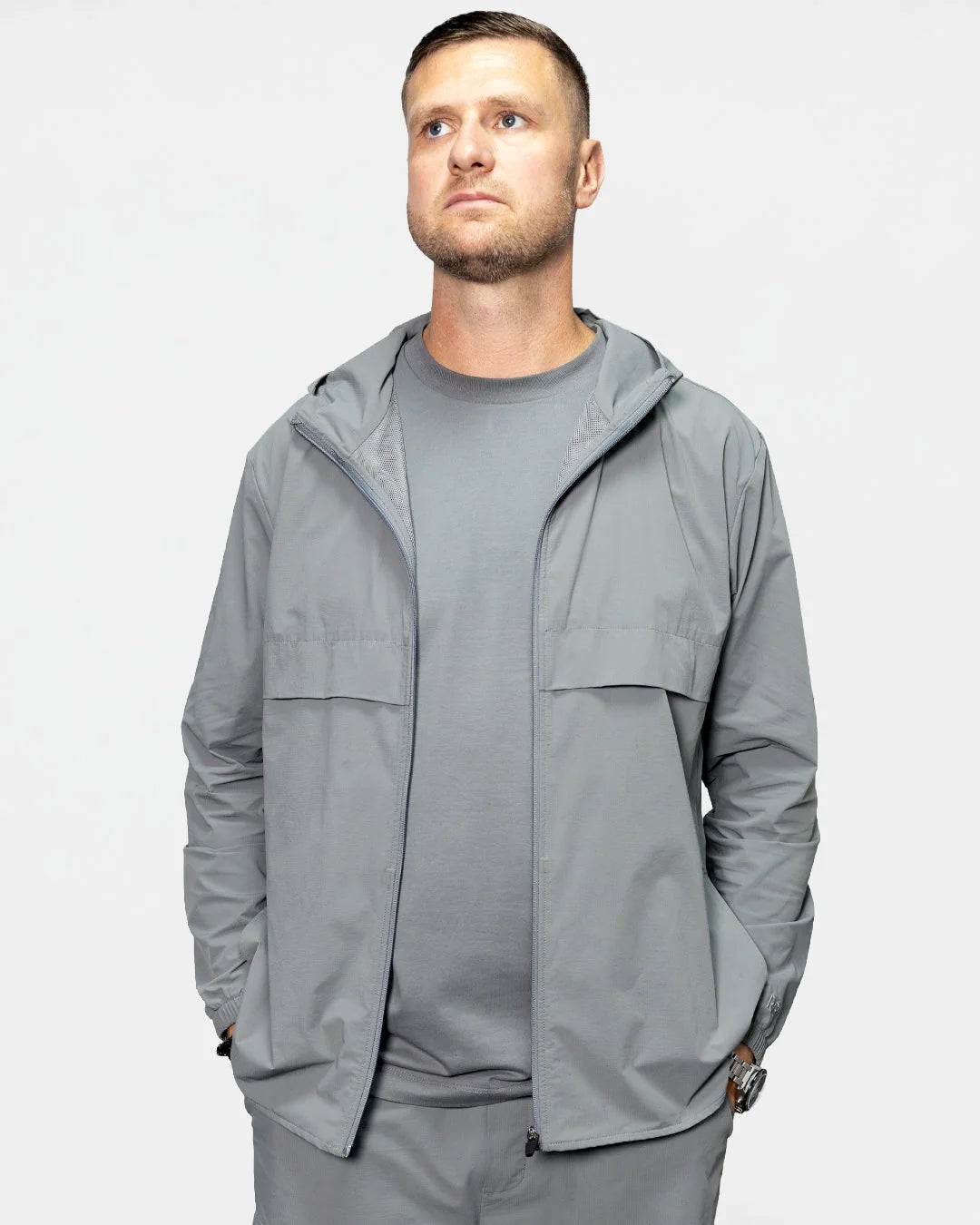 Reva Forma Hooded Jacket - Grey